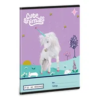 Ars Una Cute Animals Unicorn 25 (5448) A5 27-32 kockás füzet #2