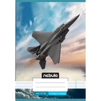 Nebulo Vagány minták I.  A5 4. osztályos 21-32 tűzött vonalas füzet #4