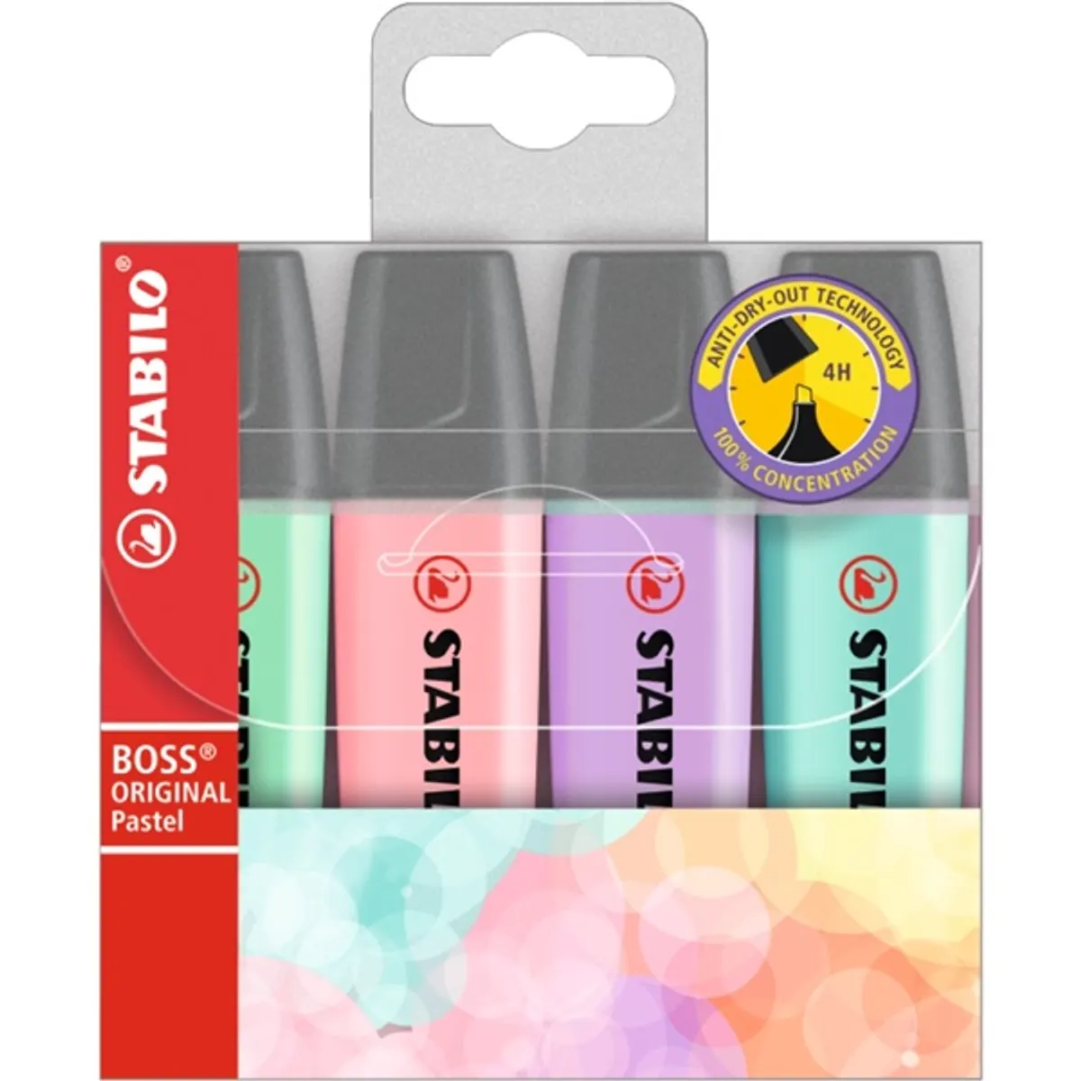 Stabilo BOSS ORIGINAL Pastel 4db-os vegyes színű szövegkiemelő #1