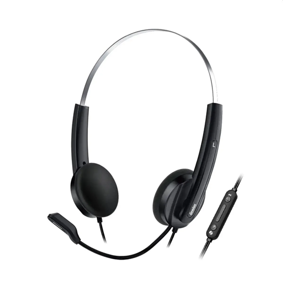 Genius HS-220U USB fekete headset #1