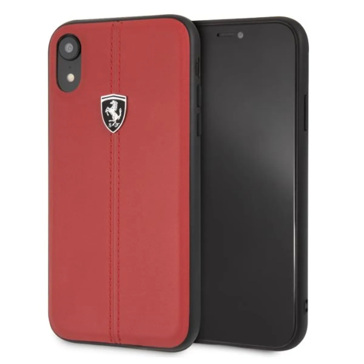 Ferrari Heritage iPhone XR piros csíkos/kemény tok #2