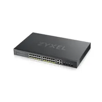 ZyXEL GS1920-24HPv2 28port GbE LAN PoE (375W) 4x GbE SFP/RJ45 Combo port L2 menedzselhető PoE switch #4