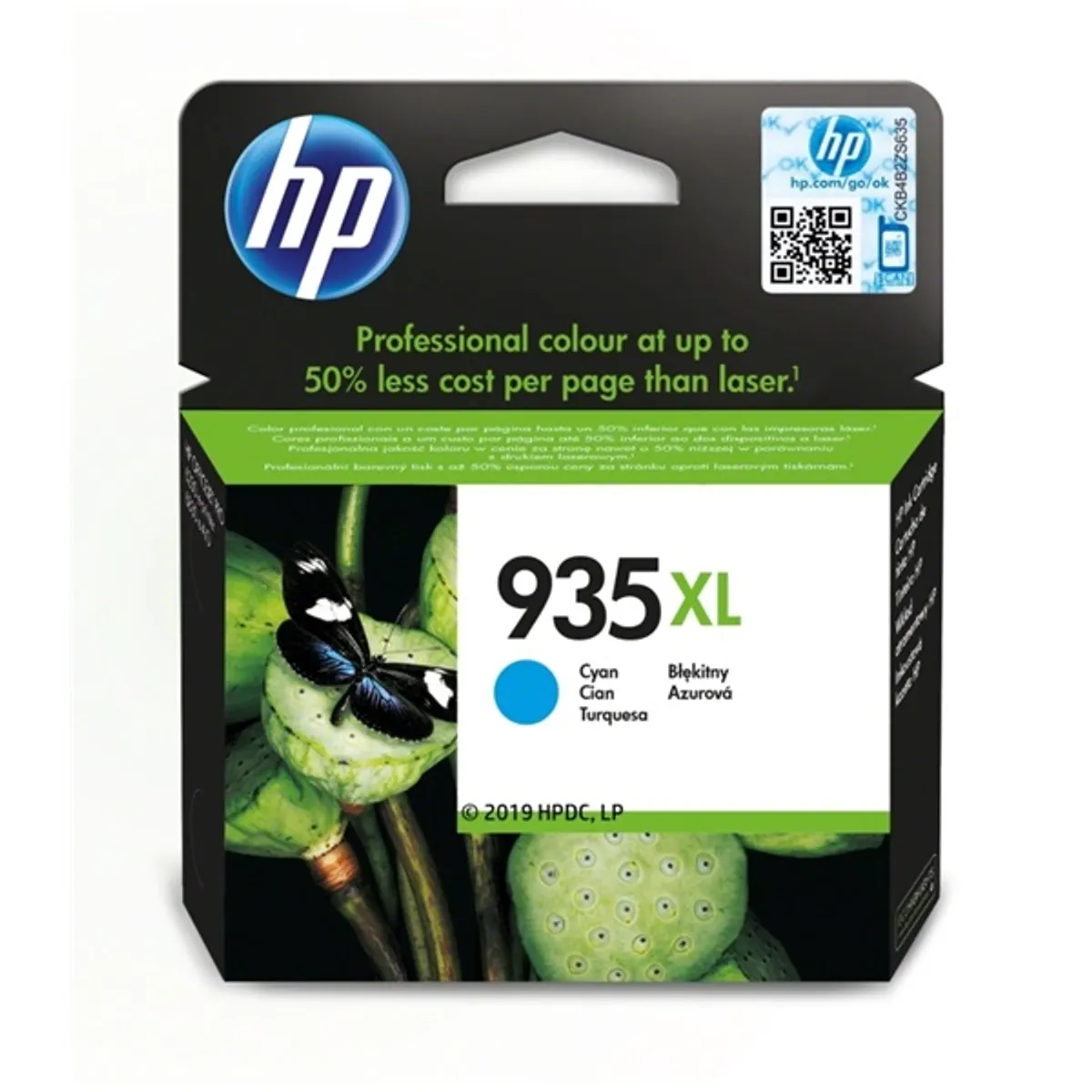 HP C2P24AE (935XL) cián nagykapacítású tintapatron #1