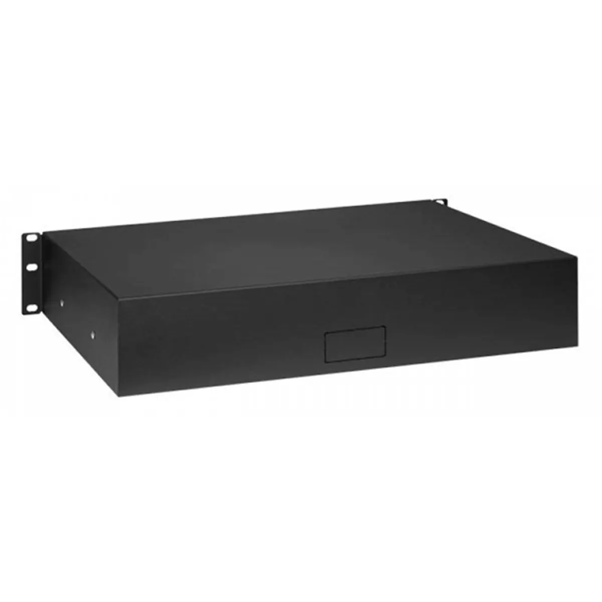 Stalflex RD19-2U-B 19" 320mm 2U zárható fekete rack fiók #5