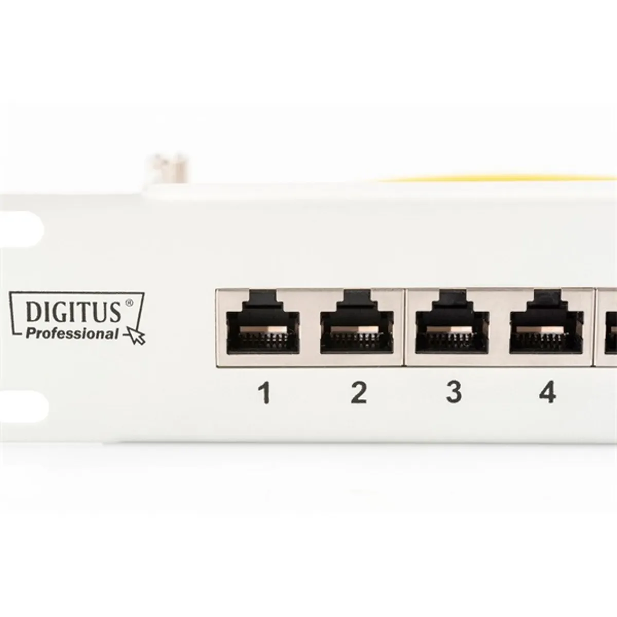 DIGITUS 19" 1U 24port Cat.6 kompakt szürke árnyékolt Patch Panel #3