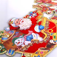 Iris 3D Merry Christmas feliratú/32x17cm 2db karton dekoráció #2