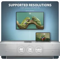 Axagon HMC-5H60 5Gbps 5in1 szürke Type-C hub #5