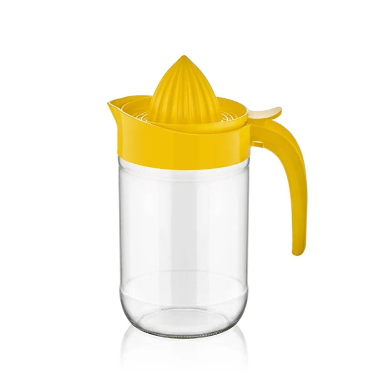 IRIS C-00132 Festive citromfacsaró üveg kancsóval 660ml, narancs vagy citromsárga színű #1