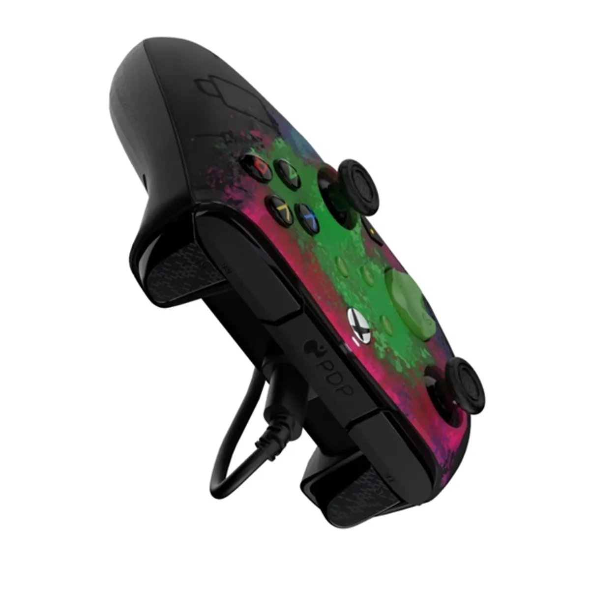 PDP 049-023-SPDT Rematch Glow Adevanced Xbox Series X|S/Xbox One/PC vezetékes Space Dust Glow in the Dark kontroller #7