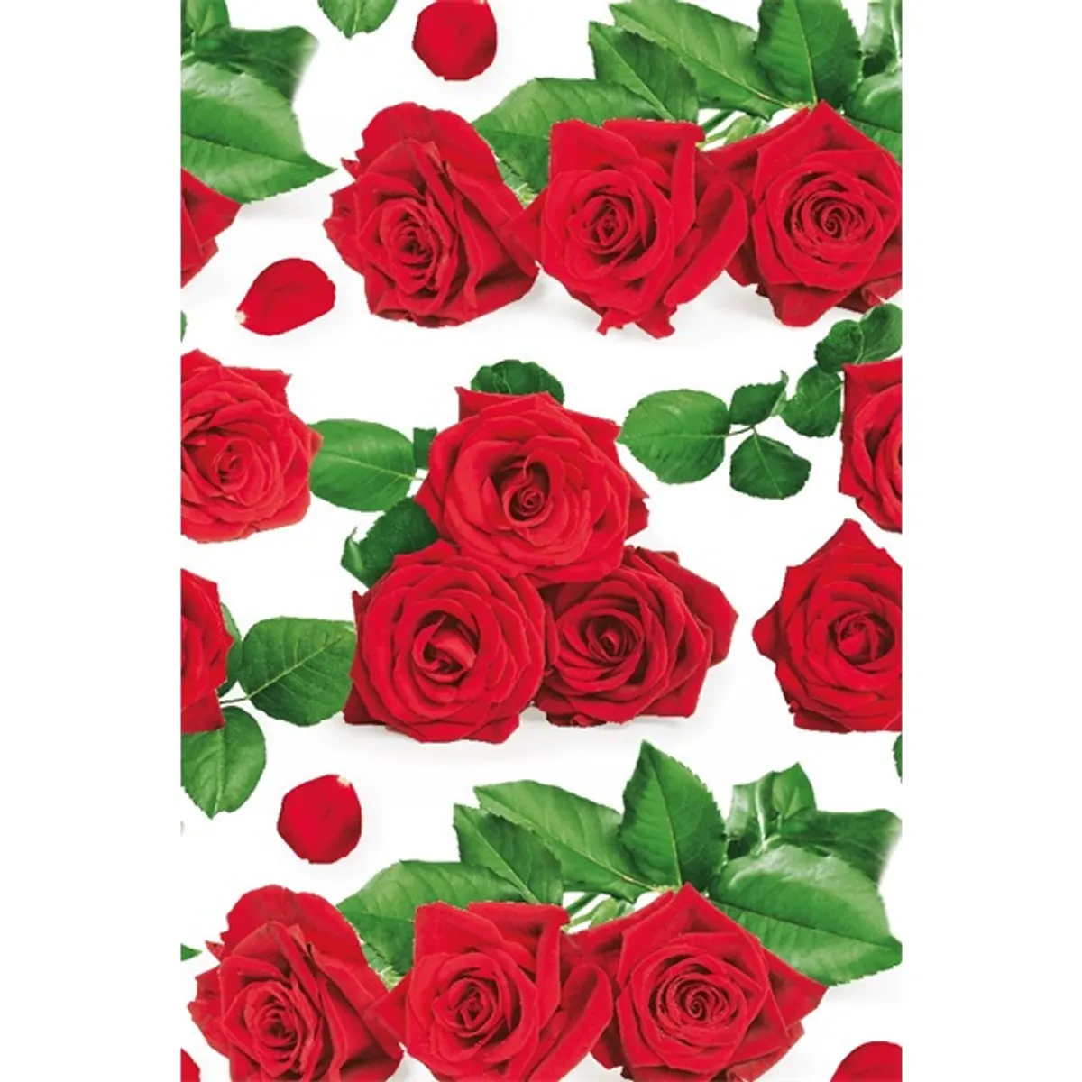 IRIS tekercses csomagoló papír, különböző rózsa mintákkal 200x70cm, 60g/m2 #7