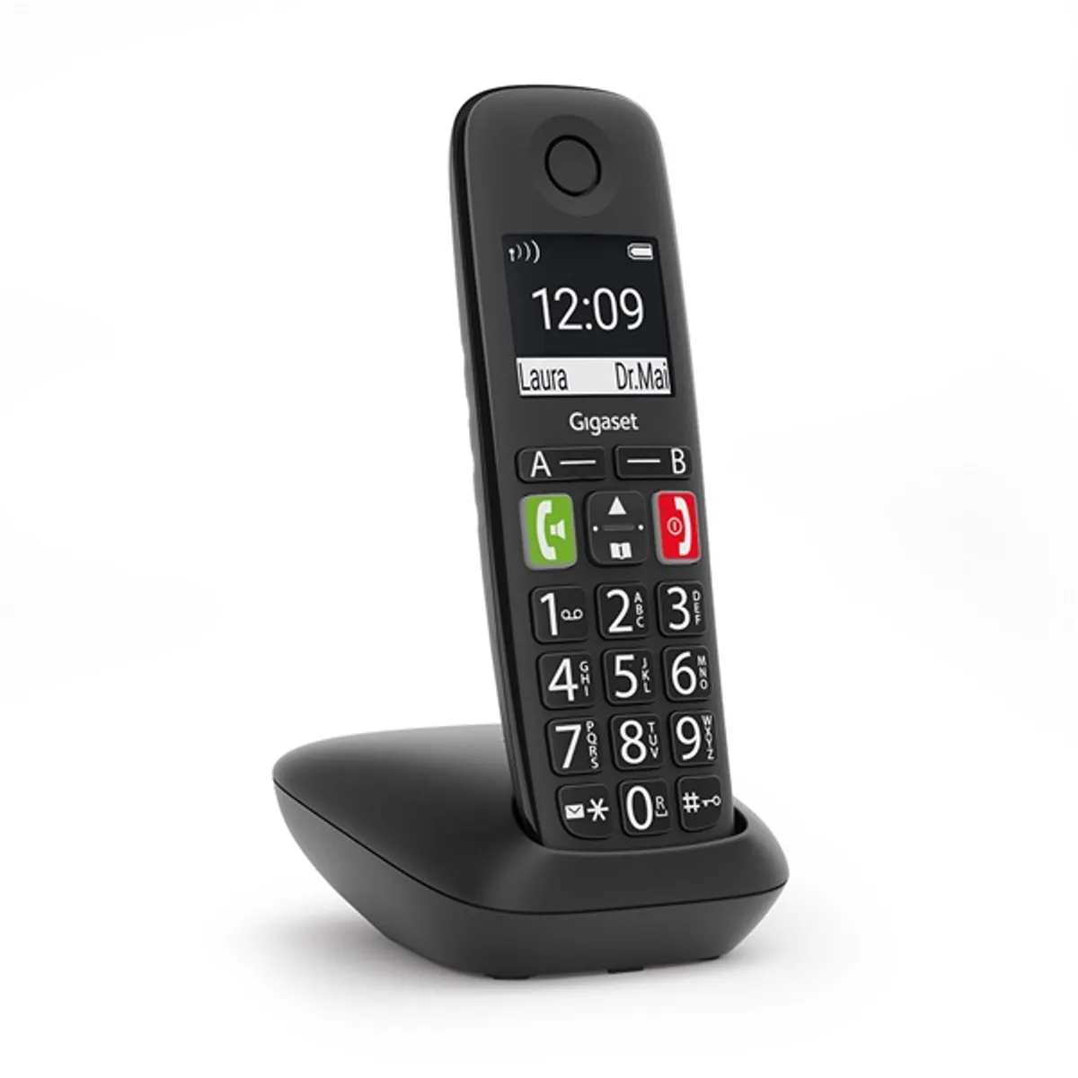Gigaset E290 fekete dect telefon #1