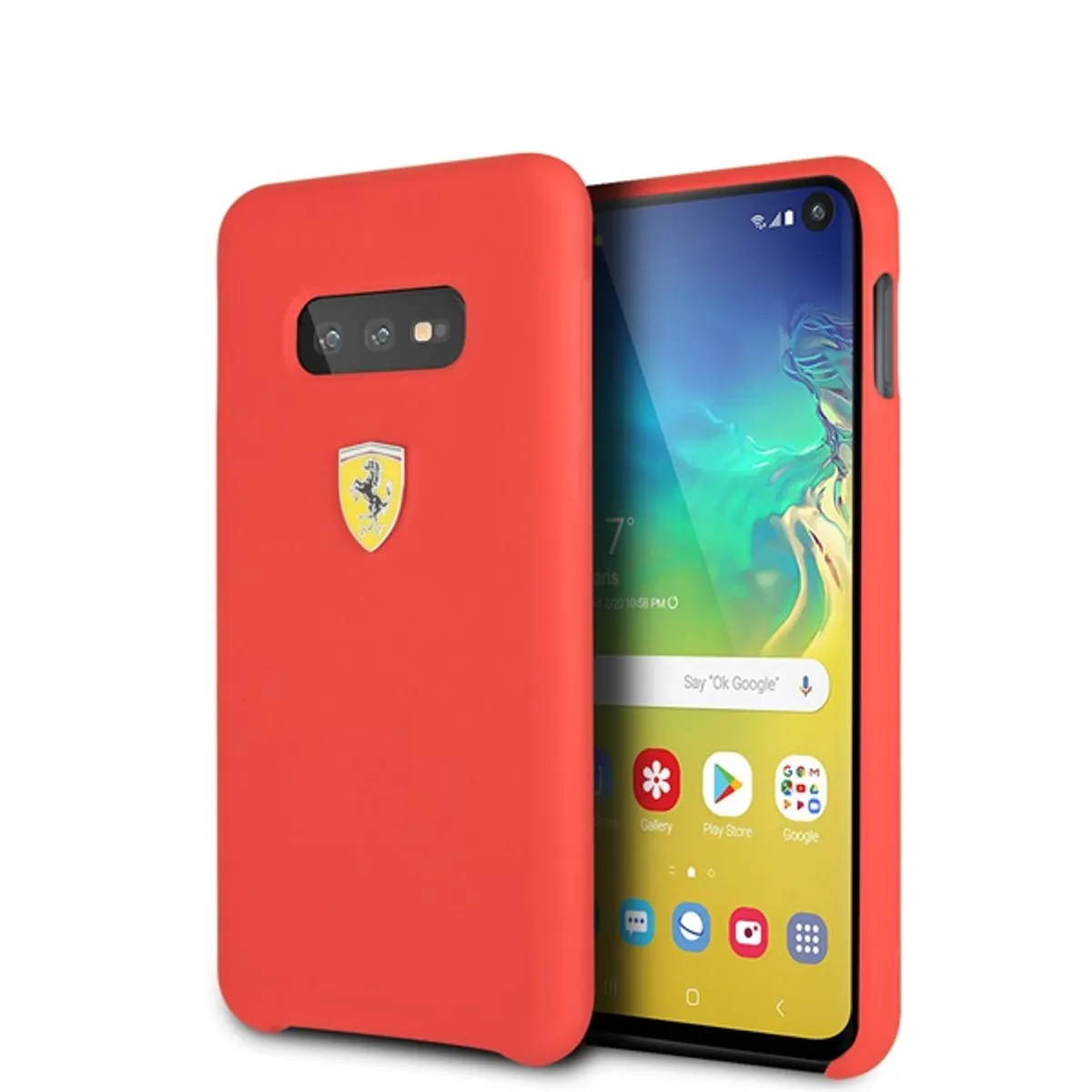 Ferrari Samsung S10 Lite SF piros szilikon hátlap #2