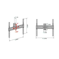 Meliconi FlatStyle FTR 400 Fast Block 40-65" fali konzol #6