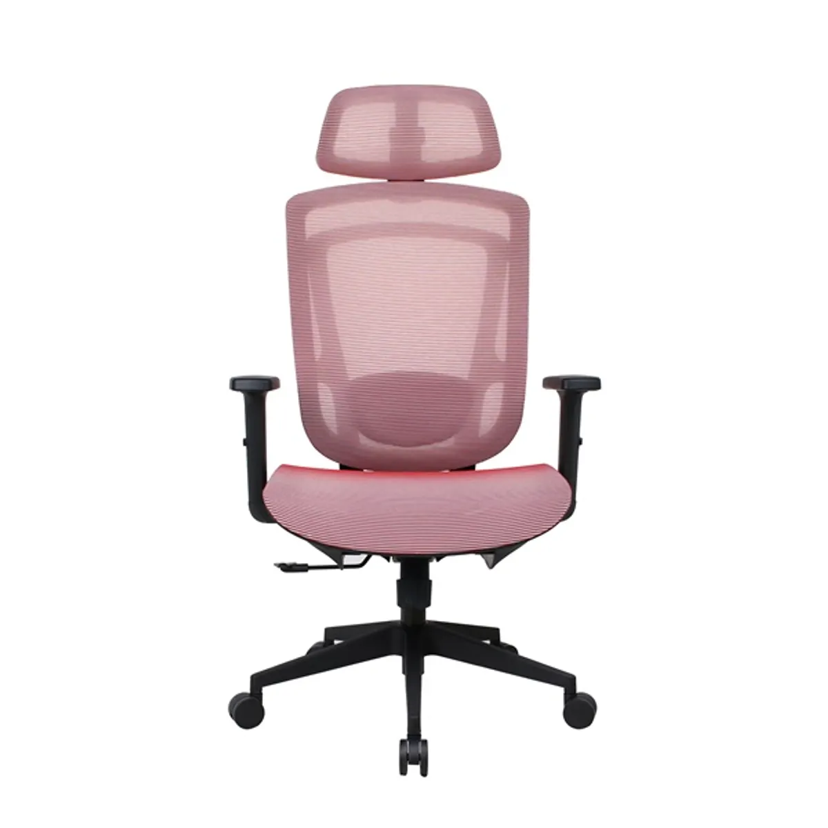 IRISOffice Nimbus piros ergonómikus, szövet-hálós irodai forgószék fej és háttámasszal #1