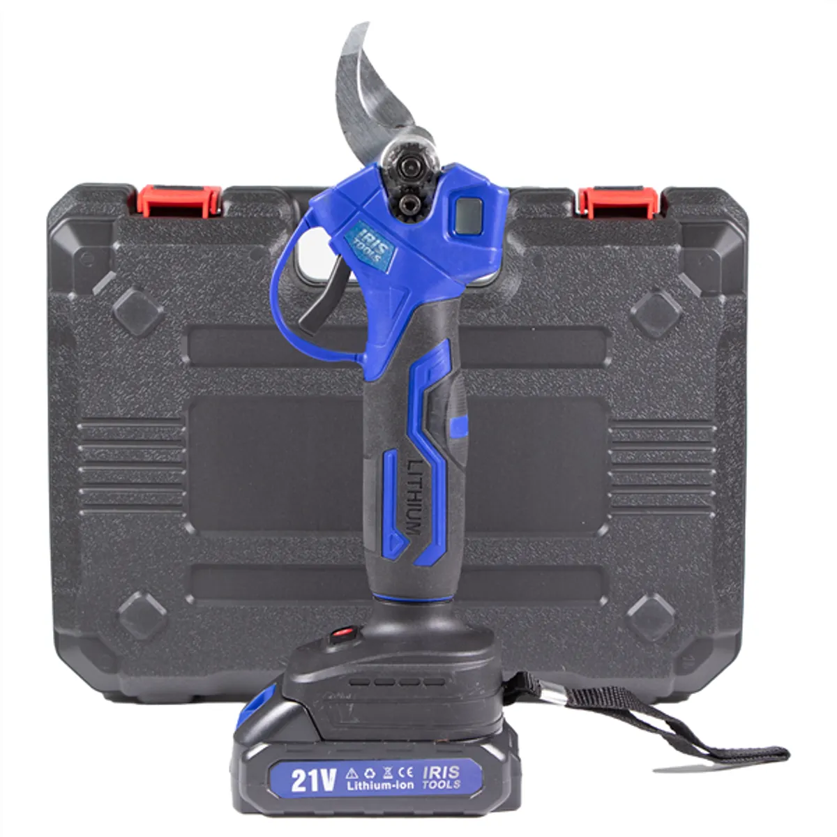 IRIS TOOLS ITSM-100 Akkus metszőolló szett (táska + metszőolló + 2 akku + töltő), 21V #2