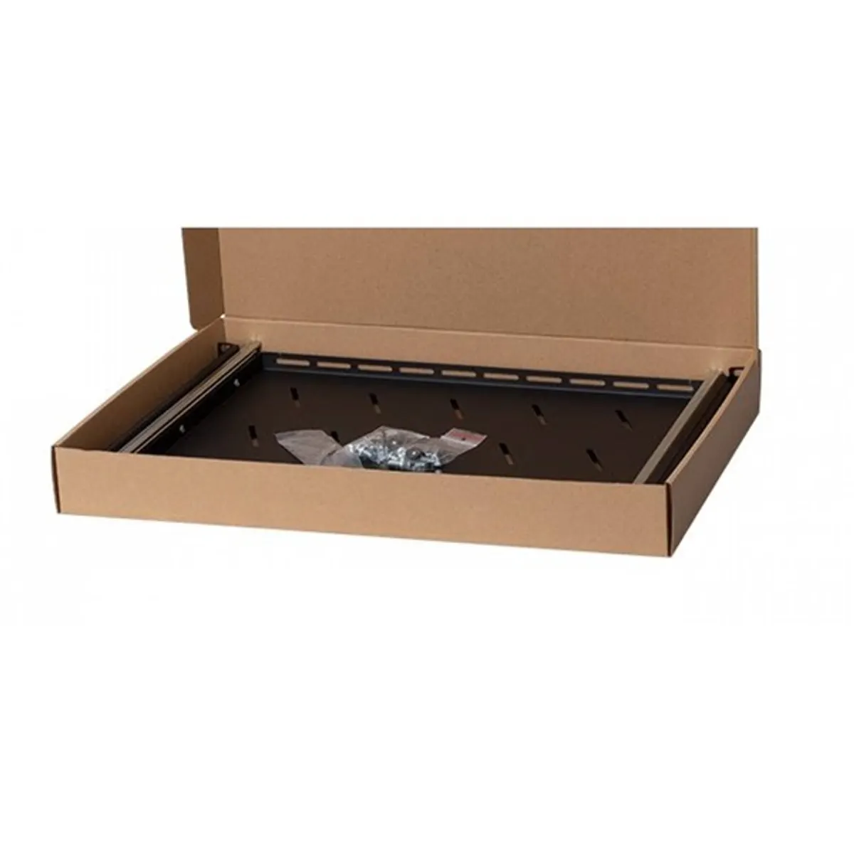 Stalflex RSR19-1U-350B 19" 1U 350mm mély fekete kihúzható polc #5