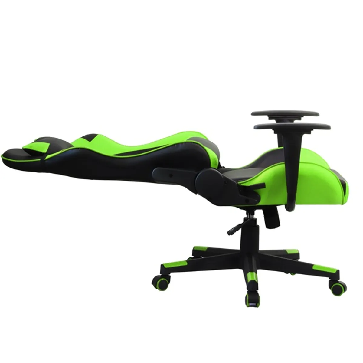 Iris GCH201BE fekete / zöld gamer szék #4