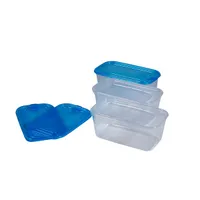 TOO KT-078 3db-os 960ml-es téglalap alakú ételtároló doboz szett #3