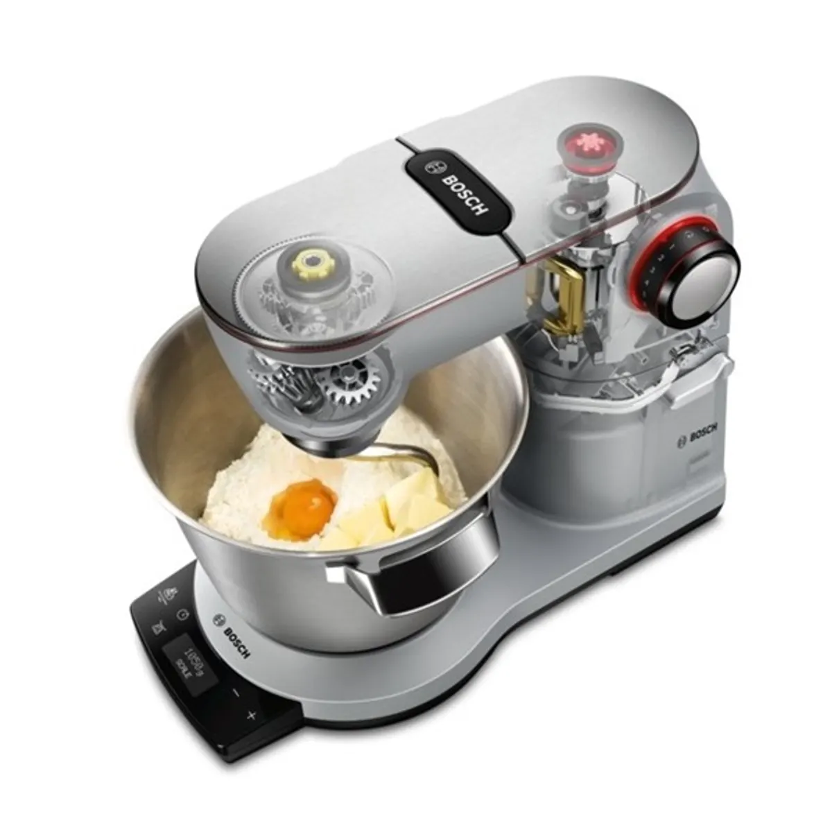 Bosch MUM9BX5S22 1500W, 2,3L+5,5L, inox konyhai robotgép szett #3
