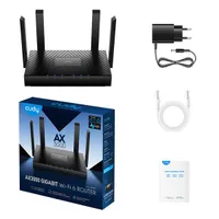 CUDY WR3000 kétsávos AX3000 gigabit WIFI 6 MESH fekete router #4