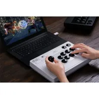 8BitDo Arcade Stick Xbox Series X|S / Xbox One / PC fehér vezeték nélküli kontroller #4