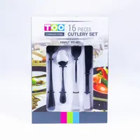 TOO KT-401 Family 16 db-os ezüst evőeszköz készlet #2