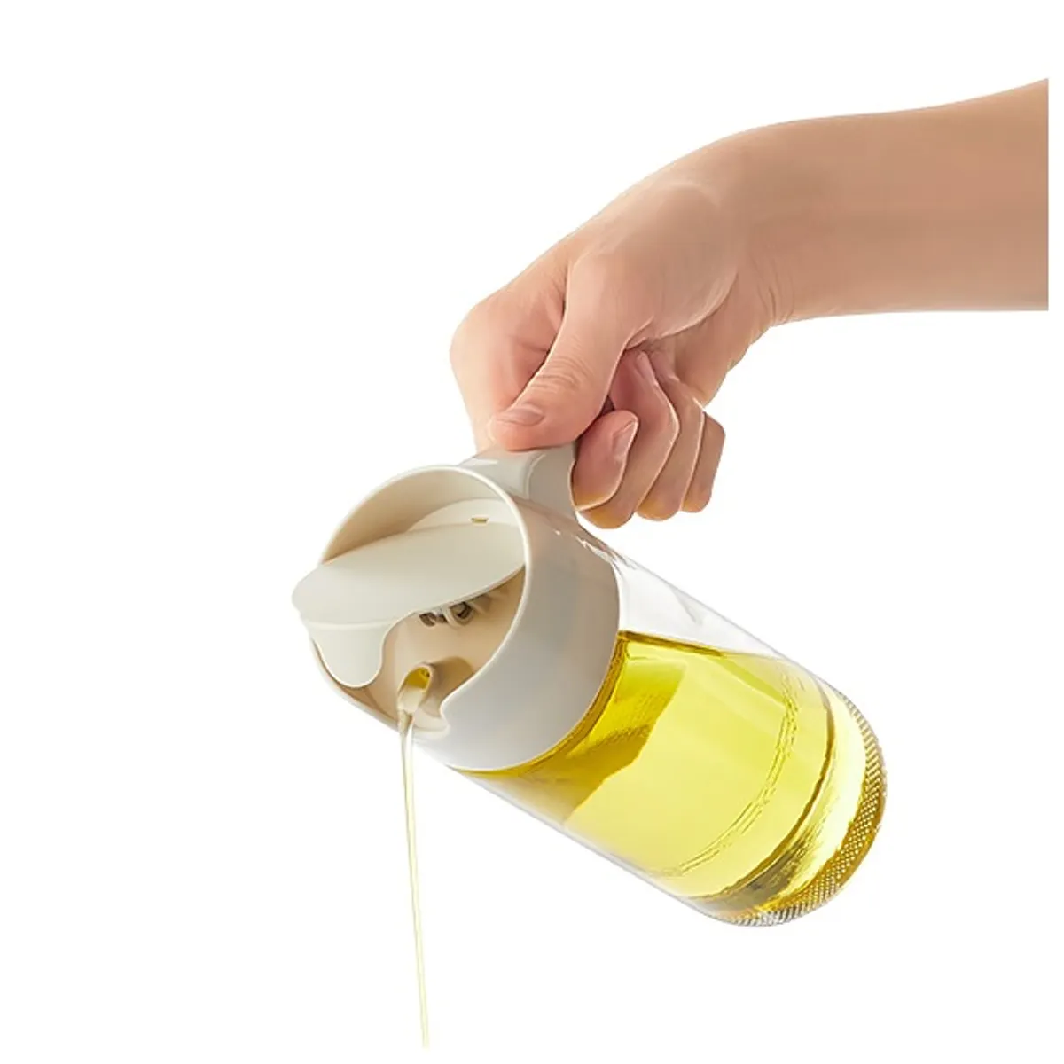 IRIS C-00413 Olaj és ecet üveg kiöntő 500ml , szürke vagy fekete színű #4