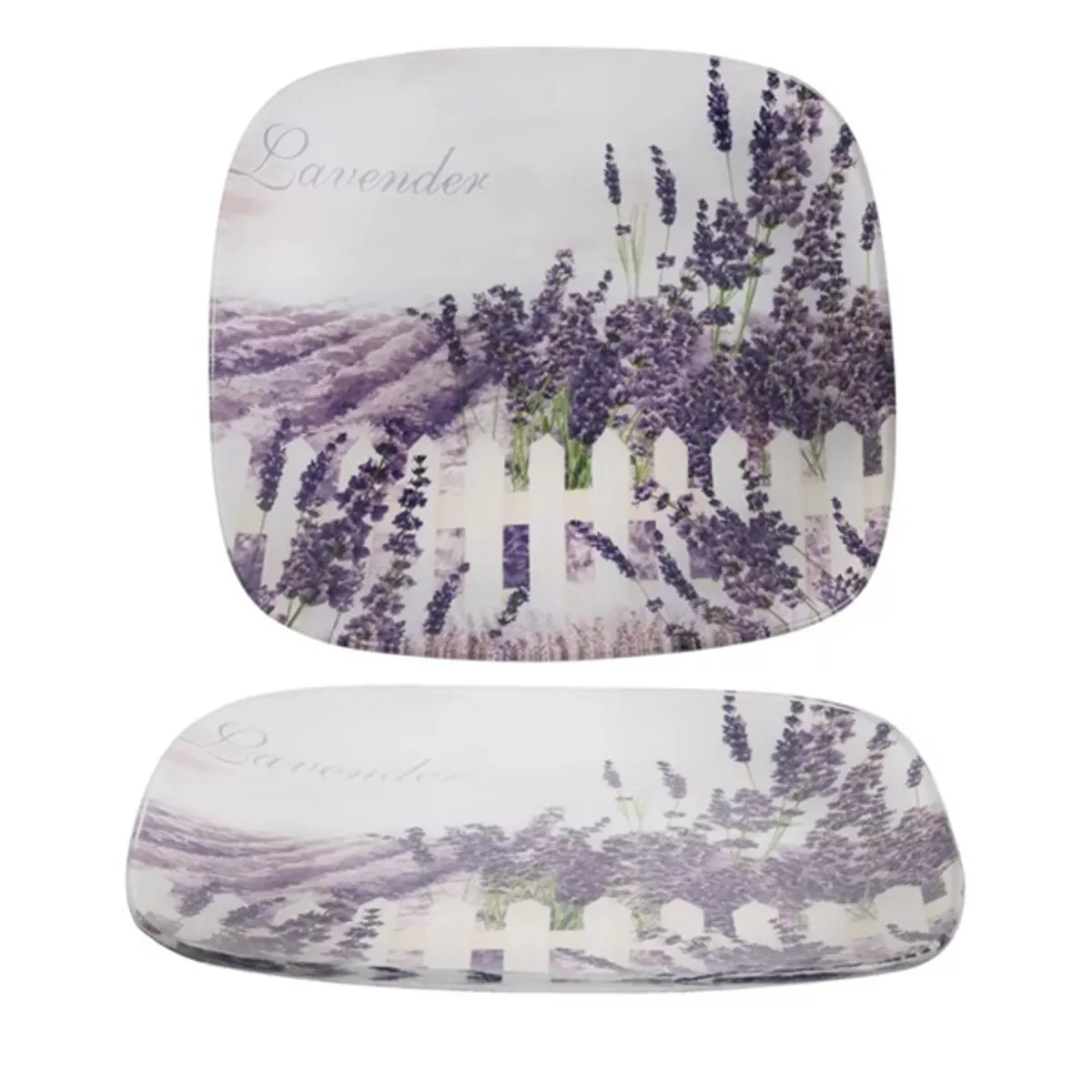 IRIS üveg tál levendula minta 20cm #1