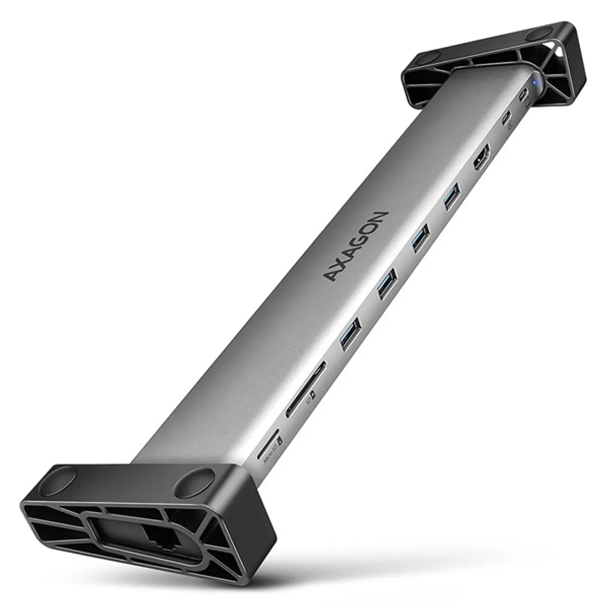 Axagon HMC-10HLS USB-C 5Gbps LONGER 9in1 hub #1