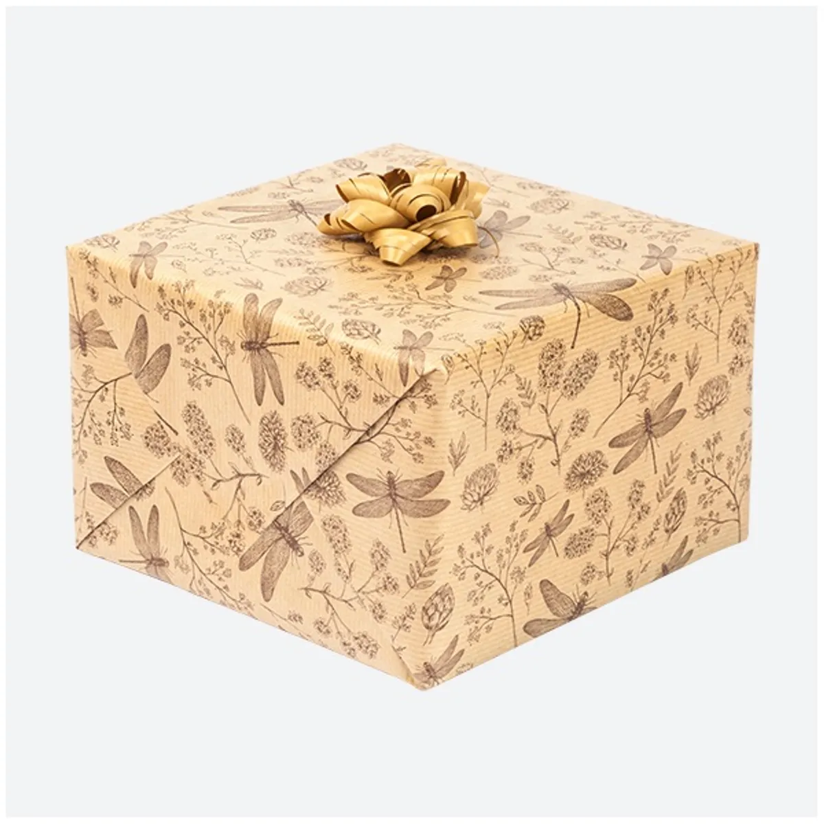 IRIS Karácsonyi tekercses KRAFT csomagolópapír,  200x70cm, különböző mintákkal, 60g/m2 #4