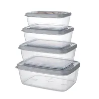 IRIS ARIA tárolódoboz szett 4 darabos, 400-550-850-1.200ml AP-9263 #4