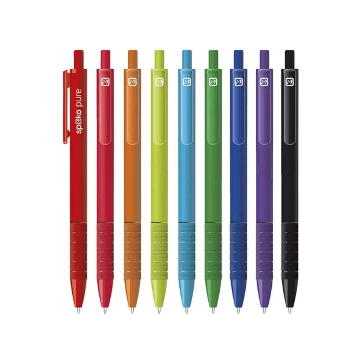 Spoko 118 Pure nyomógombos vegyes színű golyóstoll #1
