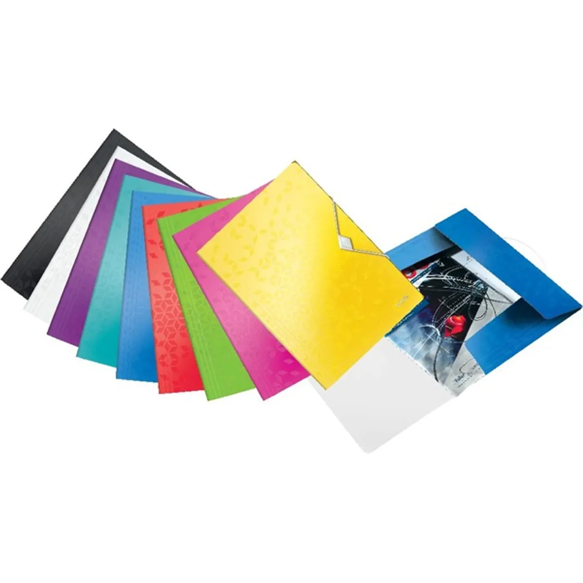 Leitz WOW A4 pp piros gumis mappa #9