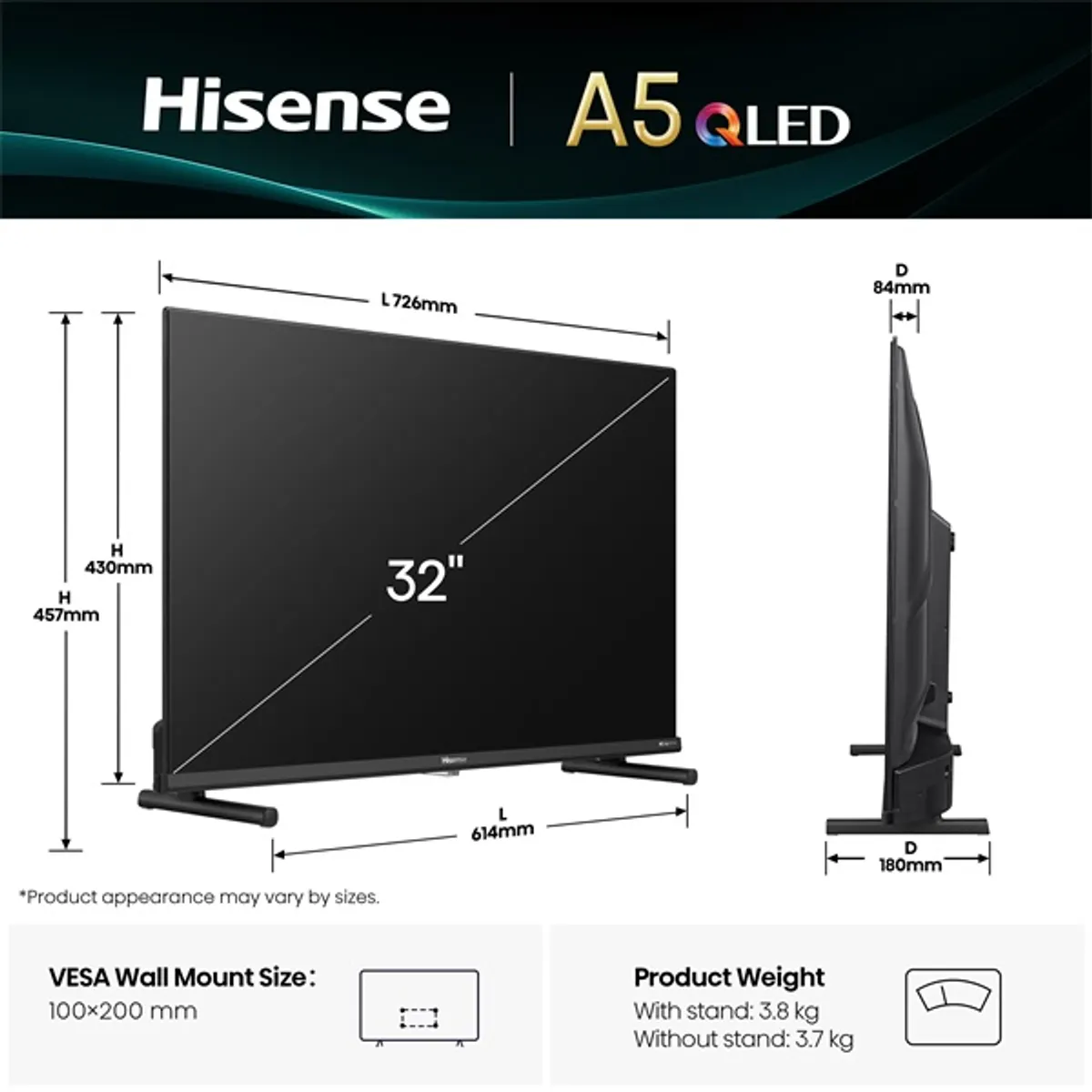 Hisense 32" 32A5Q Full HD Smart QLED TV #6