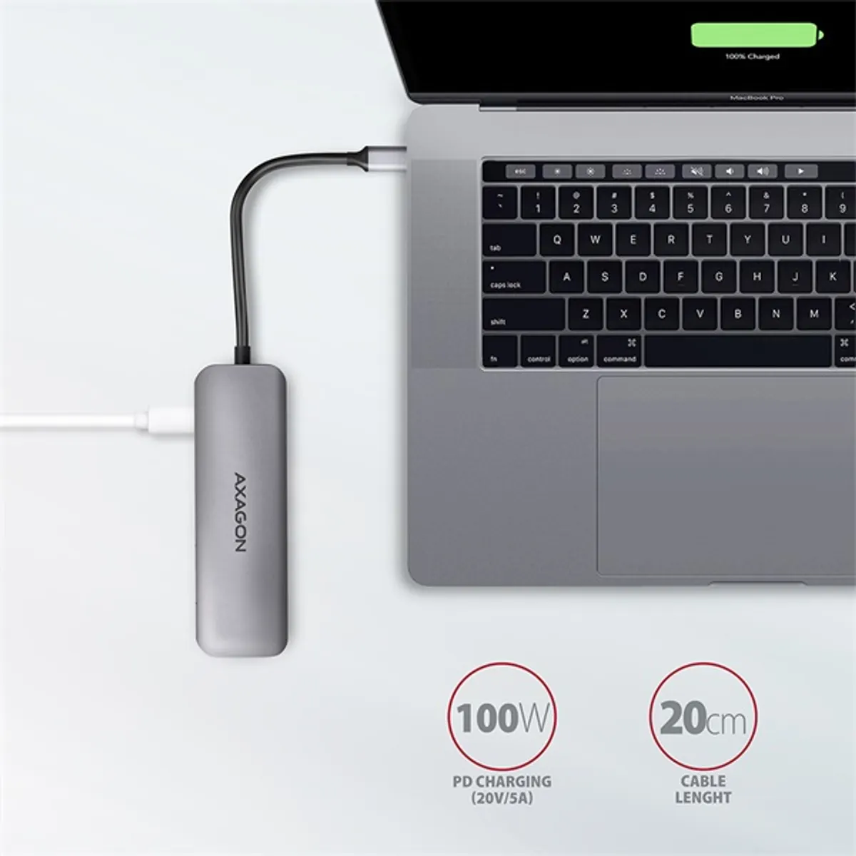 Axagon HMC-5 SuperSpeed USB-C COMBO 5in1 HUB #5