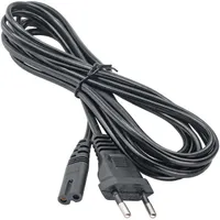 Akyga "nyolc" 3m Europlug CEE 7/16 - IEC C7 SN-14 piskóta tápkábel #1