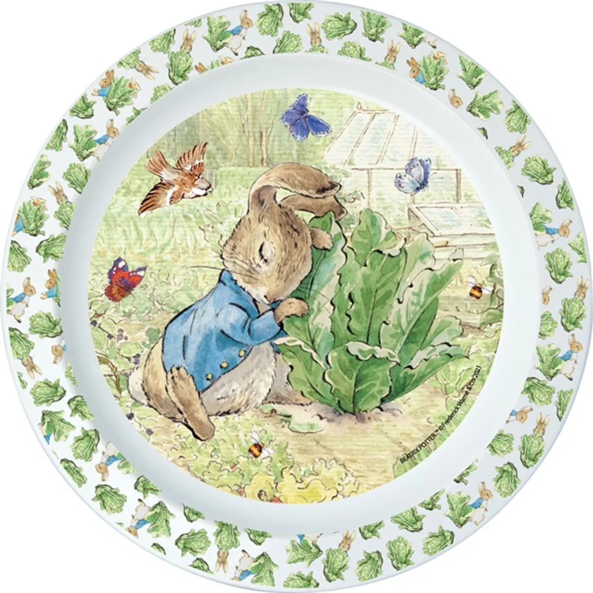 IRIS Licenc Nyúl Péter műanyag mikrózható lapostányér #1