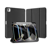 Dux Ducis DD006092 Apple iPad Pro 11 (2024) Domo Series fekete tablet tok (Smart Case Pen)