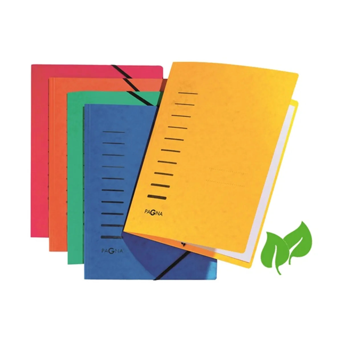 Pagna A4 behajtófül nélküli kék karton gumismappa #2