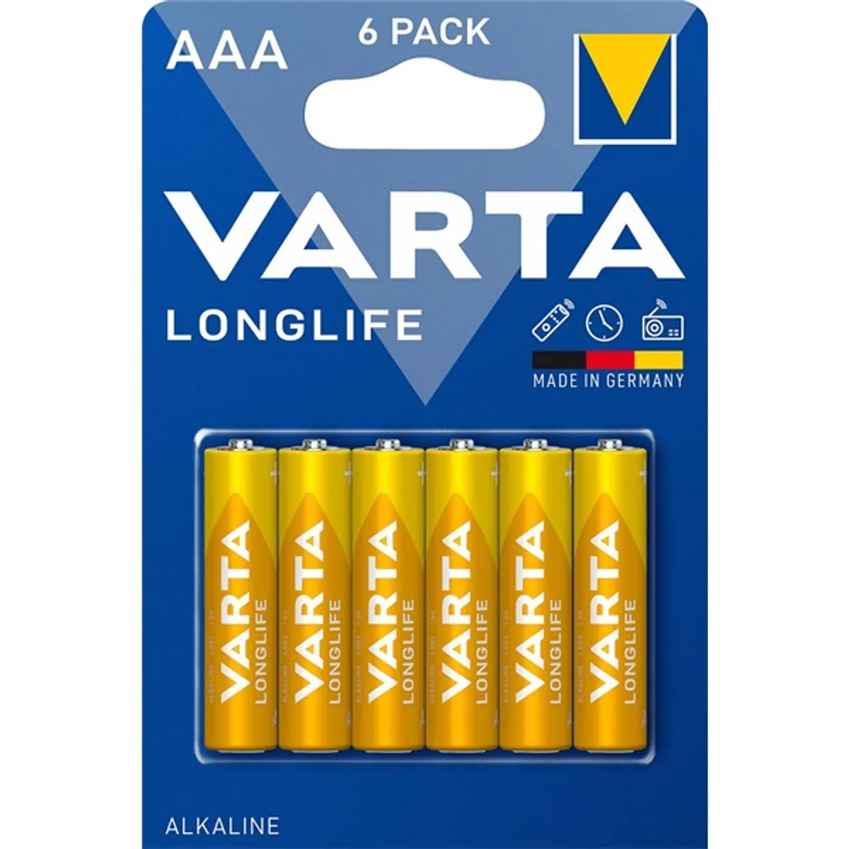 VARTA 4103101416 Longlife AAA (LR03) alkáli mikroceruza elem 6db/bliszter #2