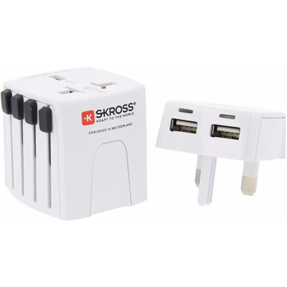 Skross MUVUSB-2-4-A 2xUSB töltő bemenettel világutazó adapter #1