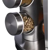 IRIS KT-012 forgatható 12 részes üveg fűszertartó készlet #3