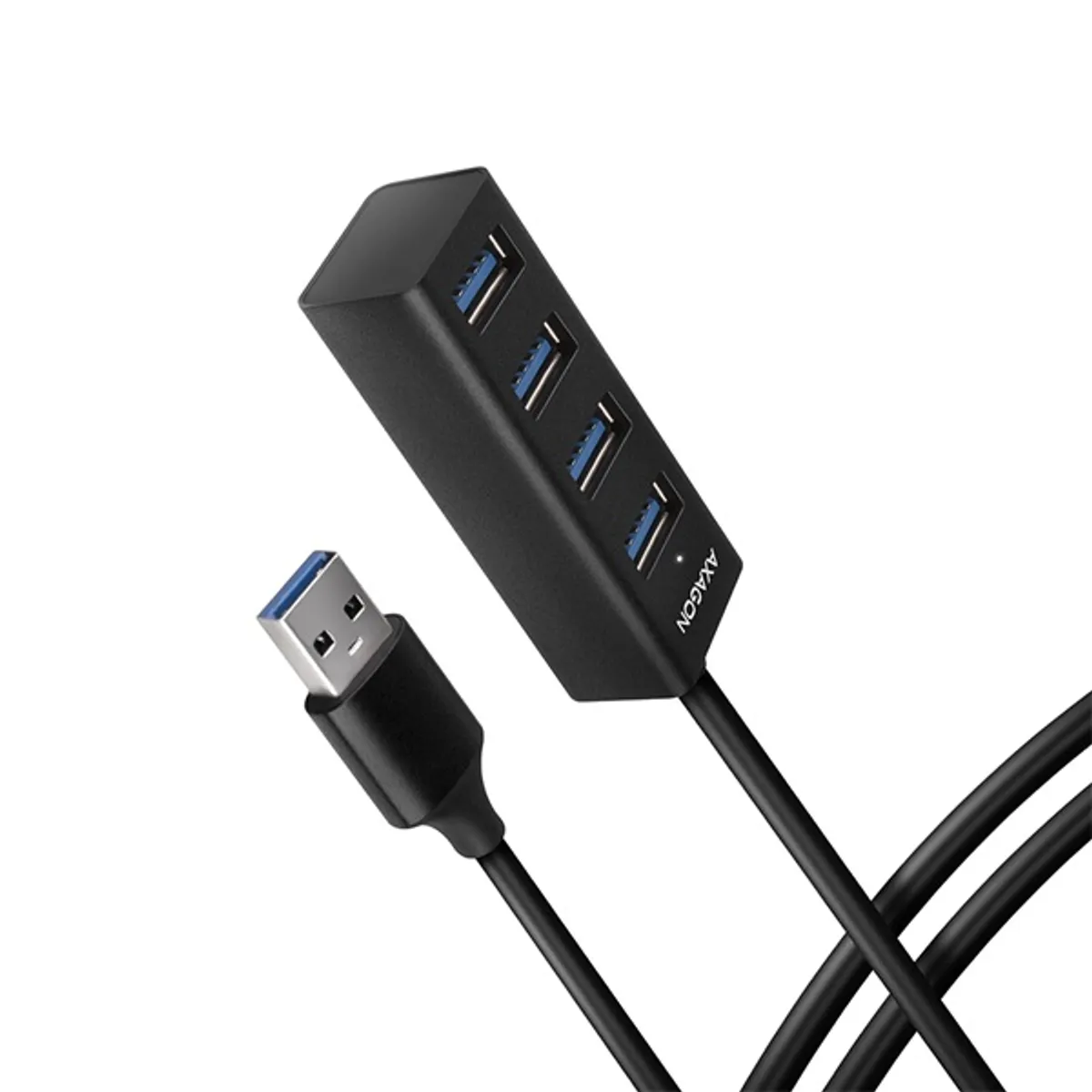 Axagon HUE-M1AL 4 portos USB3.2 Gen 1 mini HUB #1