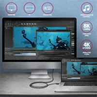 Axagon BUCM4X-CM10AB NewGEN+ 1m USB-C <> USB-C 4 Gen 3x2 / 240W kábel #8