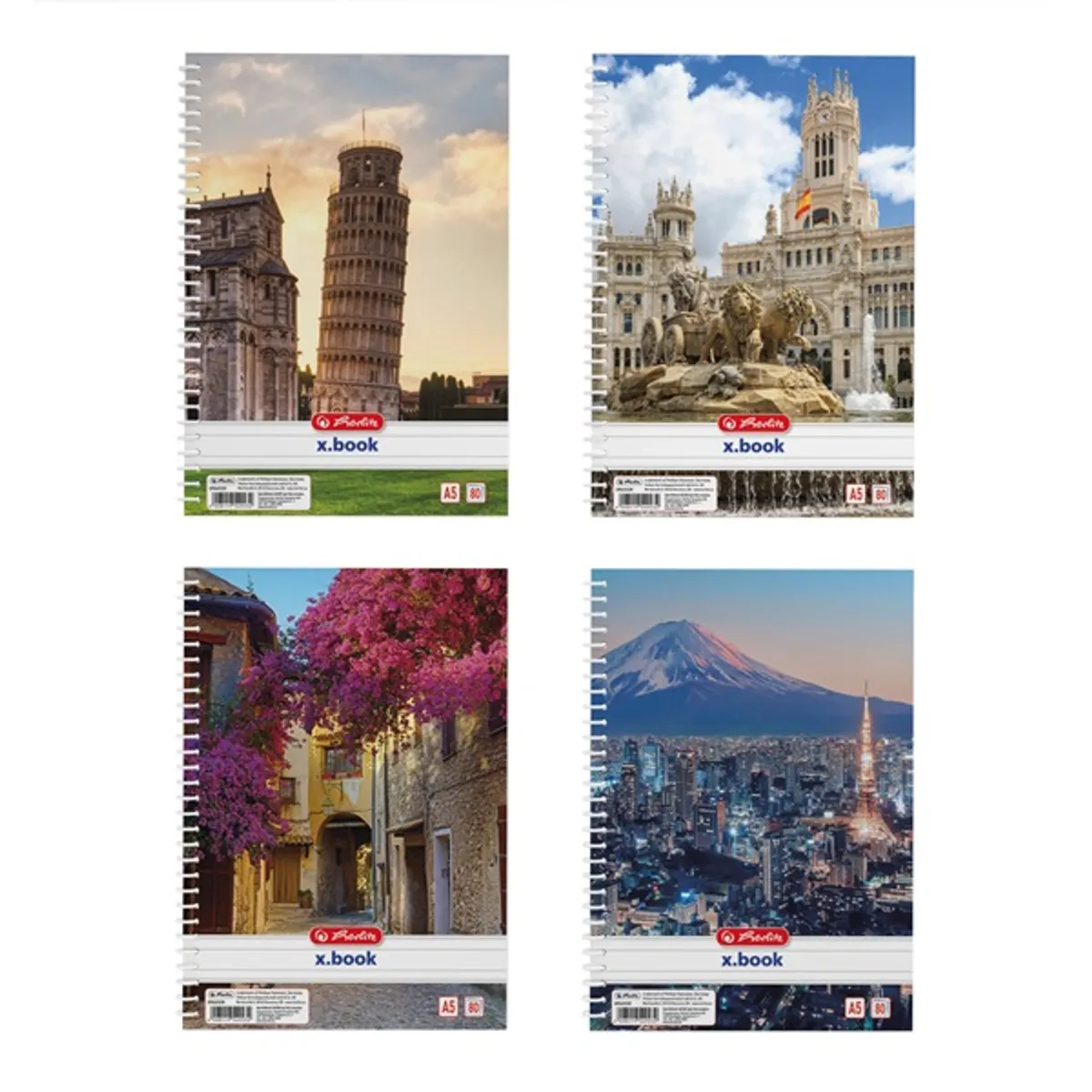 Herlitz City A5 80 lapos vonalas spirálfüzet #2