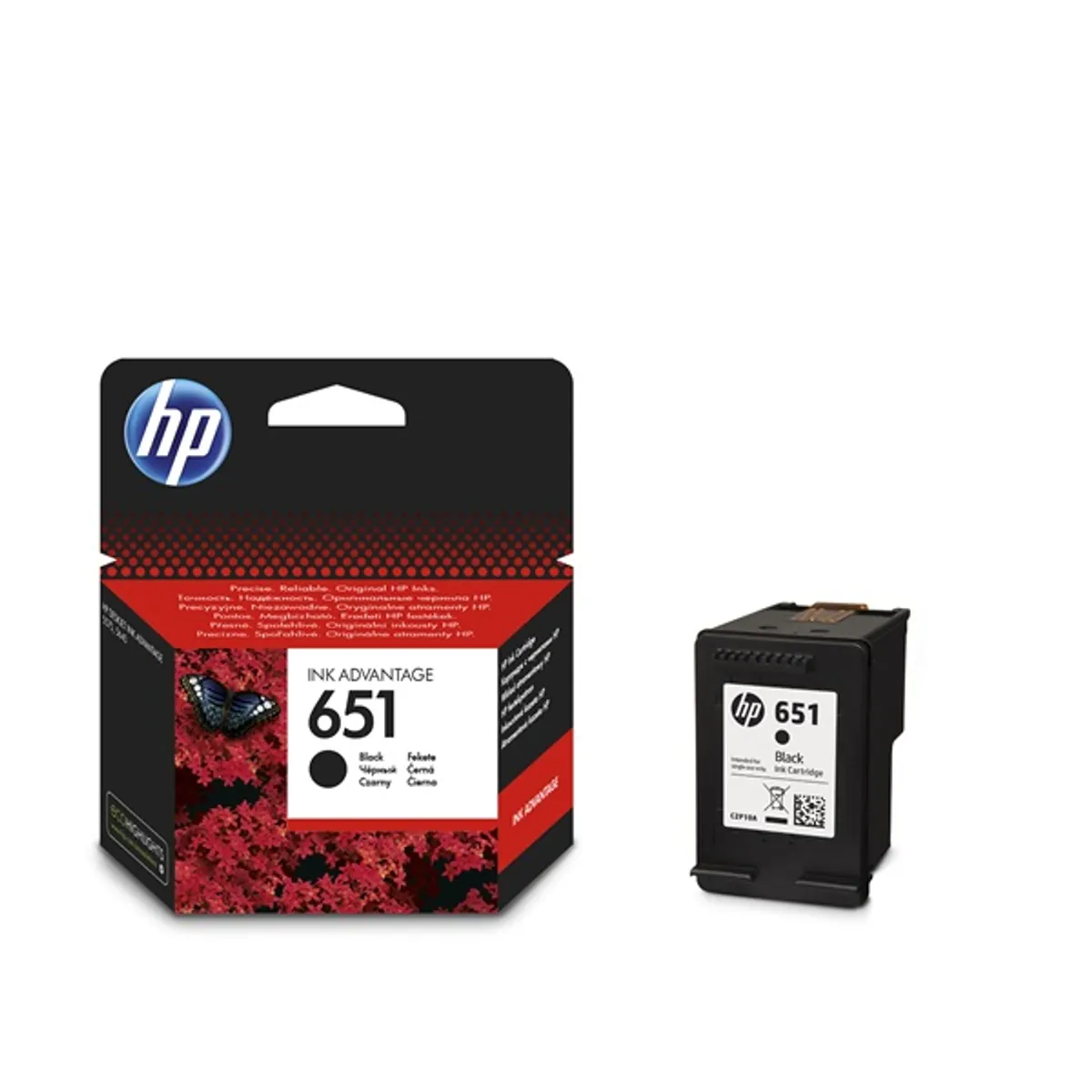 HP C2P10AE (651) fekete tintapatron #1