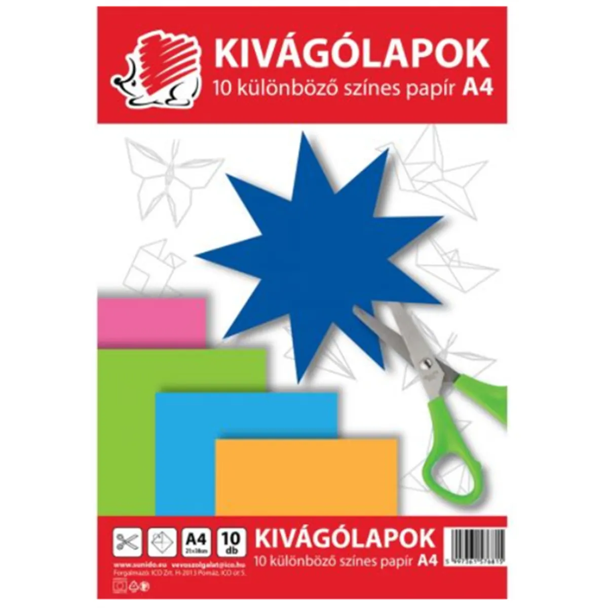 ICO Süni A4 10 lap kivágólap #1