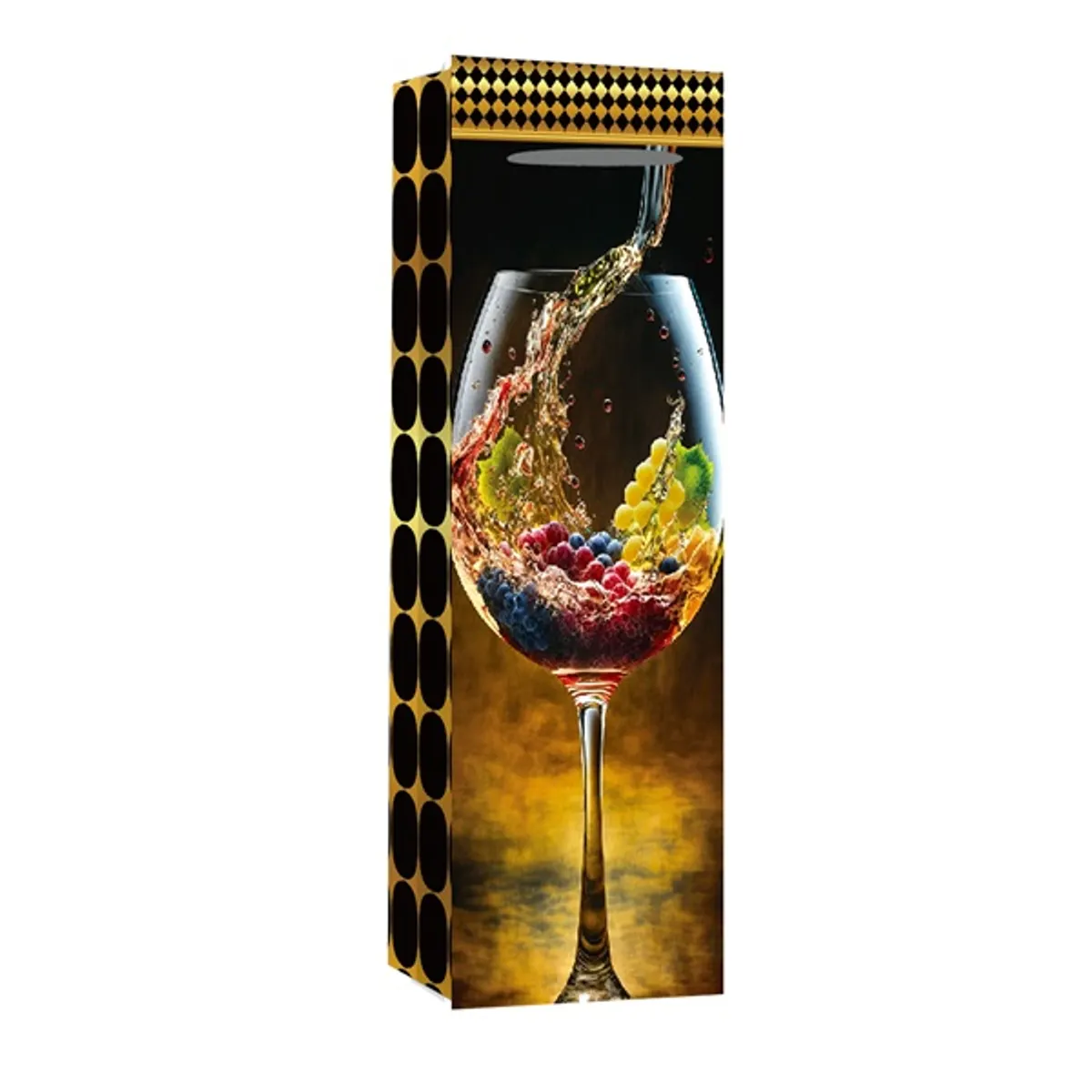 IRIS matt papírtasak boros 12 x 36cm #1