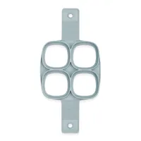 IRIS szilikon palacsinta és tojás sütőforma 4 darabhoz , szürke, fekete vagy piros színű SL-3211