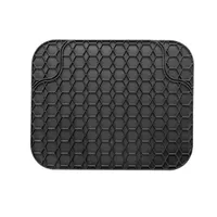 Carguard 55835A 68 x 44cm, 44 x 34cm PVC fekete univerzális autós gumiszőnyeg szett #3